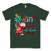 Sports Green wine is my valentine olivia Classic Tee - OliviaCreatesArt