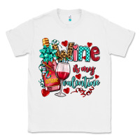White wine is my valentine olivia Classic Tee - OliviaCreatesArt