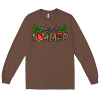 Chestnut hello summer Long Sleeve Tee - CowhideDigitalArt