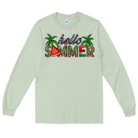 Matcha hello summer Long Sleeve Tee - CowhideDigitalArt