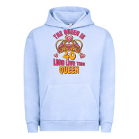 Pigment Grape Ice the queen is 40 long live the queen Urban Hoodie - Jasminsmagicworld