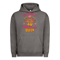 Pigment Tornado the queen is 40 long live the queen Urban Hoodie - Jasminsmagicworld