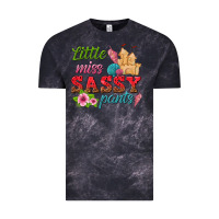 Cloud Black little miss sassy pants Vintage Tee - texasbilliewilder