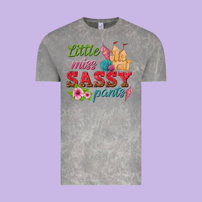 Little Miss Sassy Pants Vintage Tee Designed By Texasbilliewilder