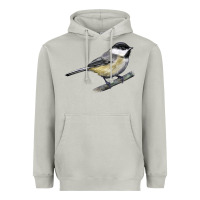 Moon Dust Black Capped Chickadee Heavyweight Hoodie - LillyAllenDesigns