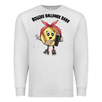 Oatmeal Heather boujee ballpark babe Premium Sweatshirt - MaliasSmallBusiness