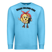 Ocean Blue boujee ballpark babe Premium Sweatshirt - MaliasSmallBusiness