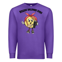 Purple boujee ballpark babe Premium Sweatshirt - MaliasSmallBusiness
