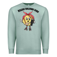 Seafoam boujee ballpark babe Premium Sweatshirt - MaliasSmallBusiness