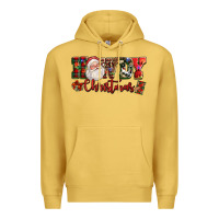 Antique Gold Howdy Christmas Santa Premium Hoodie - NancyCooperArtShop