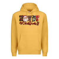 Mustard Howdy Christmas Santa Premium Hoodie - NancyCooperArtShop
