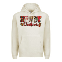 Oatmeal Heather Howdy Christmas Santa Premium Hoodie - NancyCooperArtShop