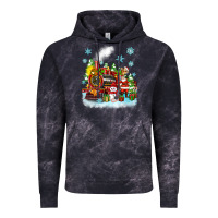 Cloud Black christmas polar express santa Vintage Hoodie - Zillion Design Studio