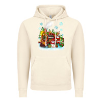Vintage Artic christmas polar express santa Vintage Hoodie - Zillion Design Studio