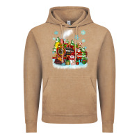 Vintage Coffee christmas polar express santa Vintage Hoodie - Zillion Design Studio