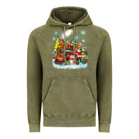 Vintage Olive christmas polar express santa Vintage Hoodie - Zillion Design Studio