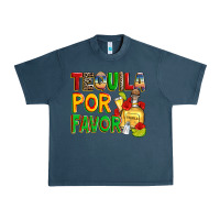 Midnight Navy tequila por favor Urban Heavy Tee - Zillion Design Studio