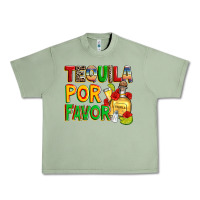 Oil Green tequila por favor Urban Heavy Tee - Zillion Design Studio
