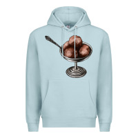 Blue Mist Chocolate ice cream Premium Hoodie - AdoDesignShop