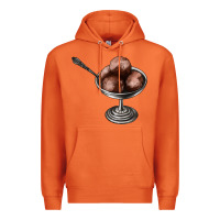 Carrot Chocolate ice cream Premium Hoodie - AdoDesignShop