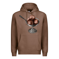 Chestnut Chocolate ice cream Premium Hoodie - AdoDesignShop