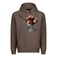 Coffee Chocolate ice cream Premium Hoodie - AdoDesignShop