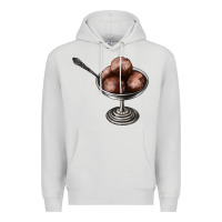 Chocolate Ice Cream Premium Hoodie | Teevron