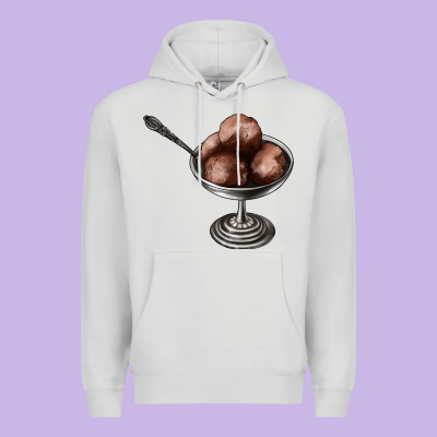 Chocolate Ice Cream Premium Hoodie Designed By Adodesignshop