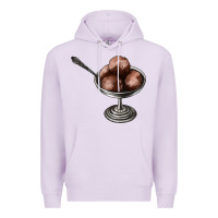 Lilac Chocolate ice cream Premium Hoodie - AdoDesignShop