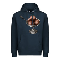 Navy Chocolate ice cream Premium Hoodie - AdoDesignShop