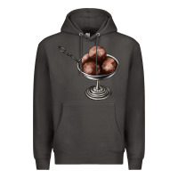 Smoke Chocolate ice cream Premium Hoodie - AdoDesignShop