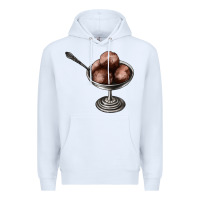 White Chocolate ice cream Premium Hoodie - AdoDesignShop