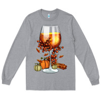 Heather Grey Thanksgiving Fall Long Sleeve Tee - FaDigitalArtStudio