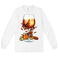 White Thanksgiving Fall Long Sleeve Tee - FaDigitalArtStudio