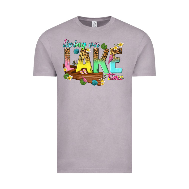 Living On Lake Time Vintage Tee by texasbilliewilder | Teevron