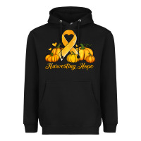 Black childhood cancer awareness month harvesting hope Heavyweight Hoodie - Jasminsmagicworld