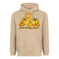 Mushroom childhood cancer awareness month harvesting hope Heavyweight Hoodie - Jasminsmagicworld