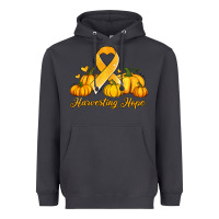 Smoke childhood cancer awareness month harvesting hope Heavyweight Hoodie - Jasminsmagicworld