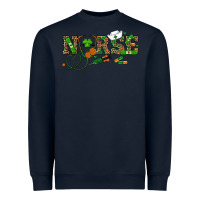 Navy St. Patrick's Day Nurse Heavyweight Sweatshirt - RanaPortraitStore