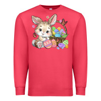 Cardinal easter bunny Premium Sweatshirt - MaliasSmallBusiness