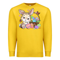 Lemon easter bunny Premium Sweatshirt - MaliasSmallBusiness