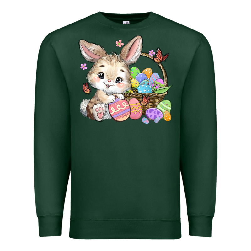 Easter Bunny Premium Sweatshirt by MaliasSmallBusiness | Teevron