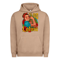 Pigment Burro hundred percent latina strong woman Urban Hoodie - Jasminsmagicworld