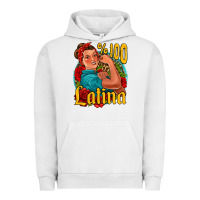 Pigment Lunar Rock hundred percent latina strong woman Urban Hoodie - Jasminsmagicworld