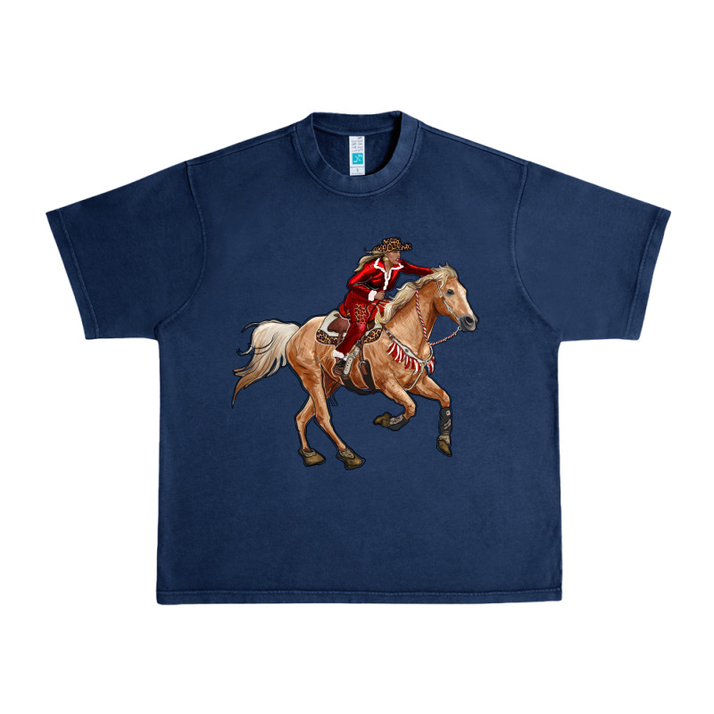 Christmas Cowgirl Urban Heavy Tee by RanaPortraitStore | Teevron