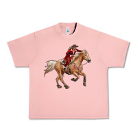 Salmon christmas cowgirl Urban Heavy Tee - RanaPortraitStore