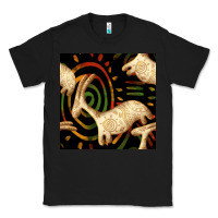 Black african ethnic animal seamless pattern Classic Tee - BundleAndBundleShop