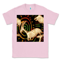 Bubblegum Pink african ethnic animal seamless pattern Classic Tee - BundleAndBundleShop