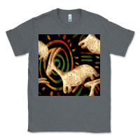 Charcoal Heather african ethnic animal seamless pattern Classic Tee - BundleAndBundleShop