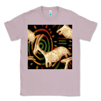 Lilac african ethnic animal seamless pattern Classic Tee - BundleAndBundleShop